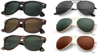 Aviator Polarized Sunglasses, Mens Polarized Bundle