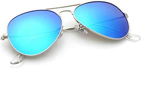 Classic Aviator Polarized Sunglasses, 58mm, Blue