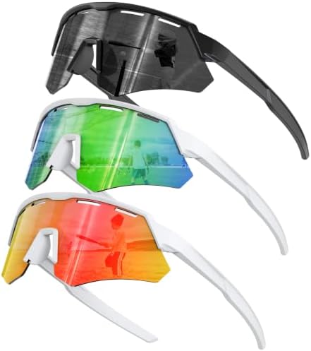 Kids Polarized Sunglasses for Running & Cycling, Age 6-14, Baseball