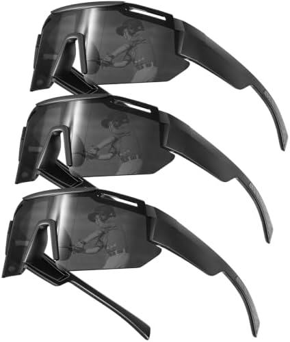 Kids Sport Polarized Sunglasses for Running & Cycling, Age 6-14, Black