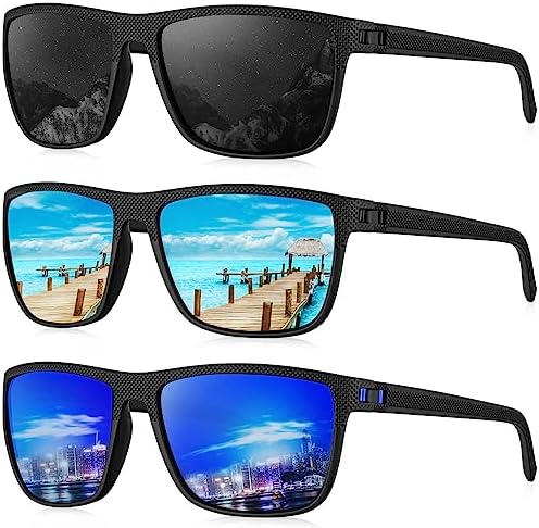 Lightweight Polarized Sunglasses for Driving & Fishing, Mens Golf