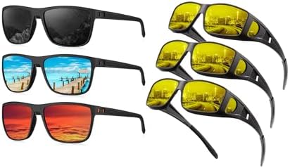 Night Driving Glasses, Mens Classic Bundle