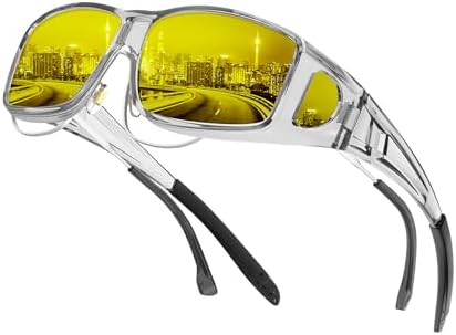 Night Driving Glasses, Wrap-Around