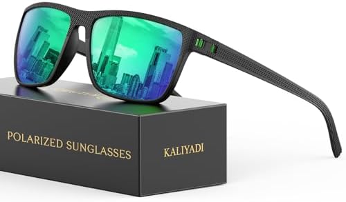 Polarized Sunglasses for Driving & Fishing, Green