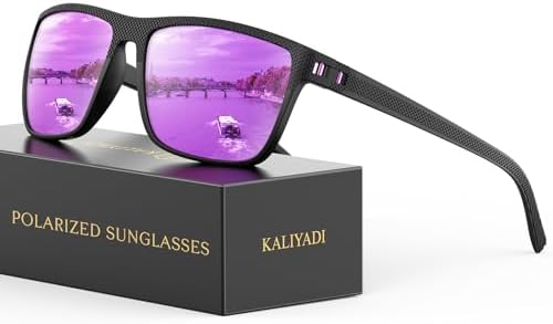 Polarized Sunglasses for Driving & Fishing, Purple