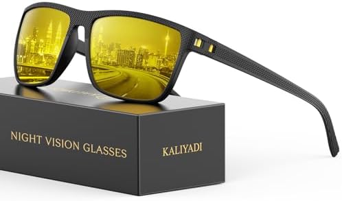 Polarized Sunglasses for Driving & Fishing, Yellow