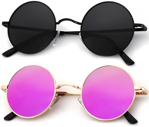 Round Halloween Polarized Sunglasses, Style B34