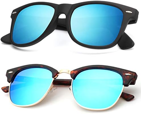 Semi-Rimless Polarized Sunglasses