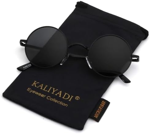 Semi-Rimless Sunglasses, Black