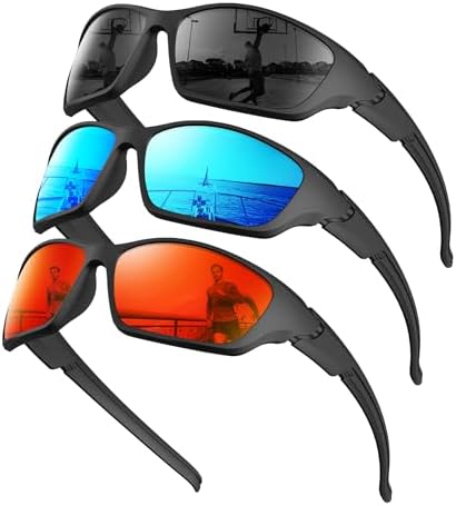 Sport Polarized Sunglasses for Fishing & Running