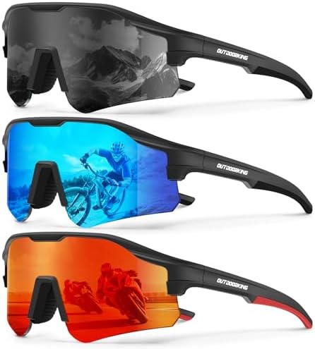 Sport Polarized Sunglasses for Fishing & Running