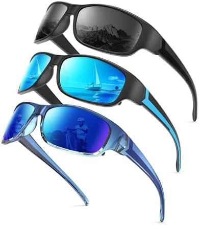 Sport Polarized Sunglasses for Fishing & Running, Golf
