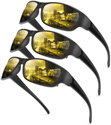 Sport Polarized Sunglasses for Fishing & Running, Night Vision