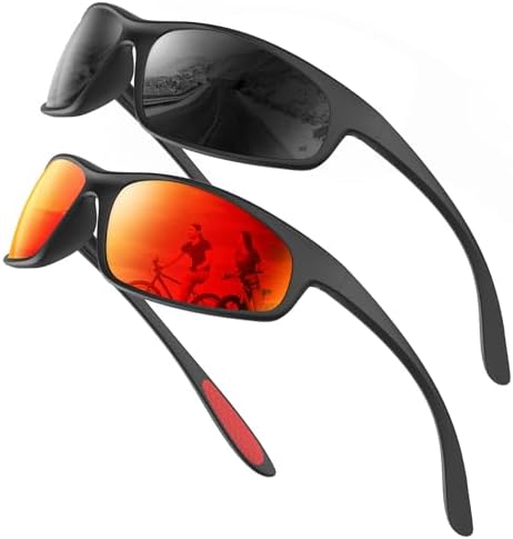 Sport Polarized Sunglasses for Fishing & Running