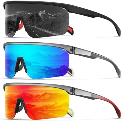 Sport Polarized Sunglasses for Running & Cycling, Mens