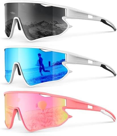 Sport Polarized Sunglasses for Running & Cycling, Style A09