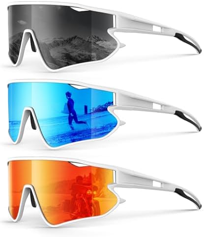 Sport Polarized Sunglasses for Running & Cycling