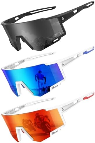 Sport Sunglasses for Fishing & Running, Golf