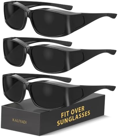 Wrap-Around Polarized Sunglasses, Fit-Over