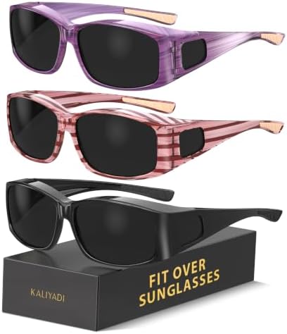 Wrap-Around Polarized Sunglasses, Glossy Black / Burgundy / Purple